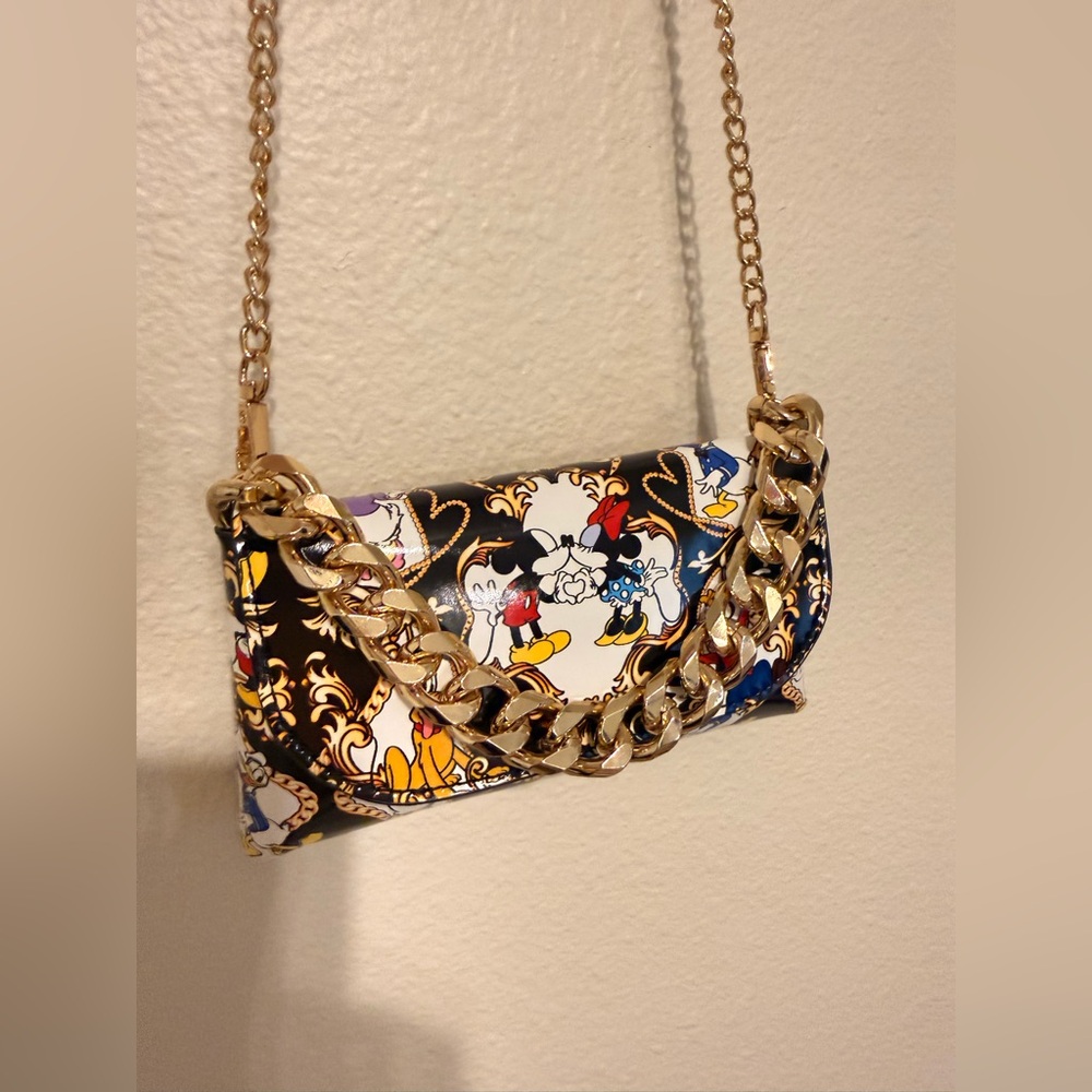 Aldo D100 beltbag Disney Character Clutch - Black, Gold, and Blue - Picture 2 of 6